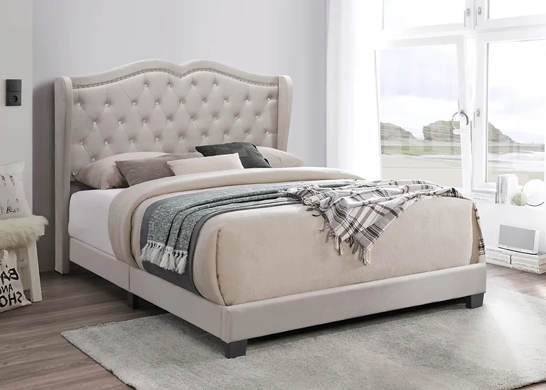 B9332 Elena Bed Frame(Champagne)