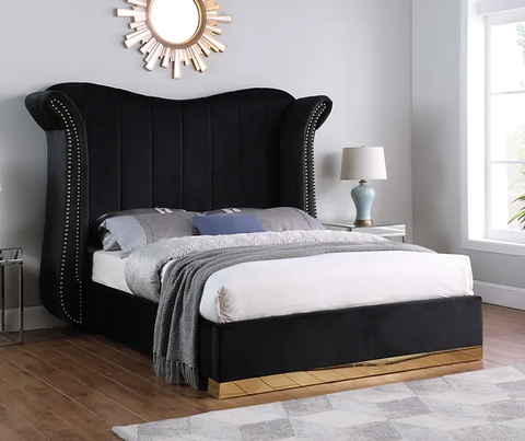 B400 Luna Bed Frame(Black)