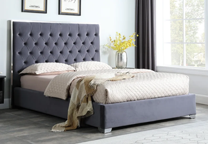 B600 Rose Bed Frame (Grey)