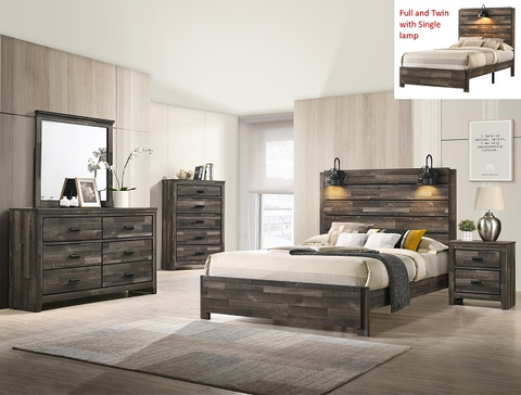 SETB6800 CARTER BEDROOM SET AVAILABLE IN FULL, QUEEN AND KING SIZES