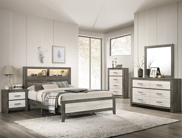 SETB8170 RHETT BEDROOM SET AVAILABLE IN QUEEN AND KING SIZES