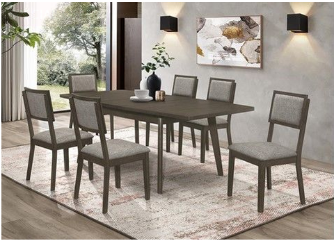 2133-7 PIECE EMBER DINING TABLE WITH 6 CHAIRS