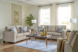 Ashley Sofa & Loveseat Set available in Parchment and Graphite colors