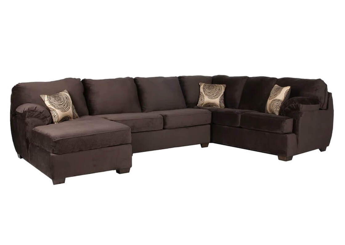 BRENTWOOD CHOCOLATE SECTIONAL