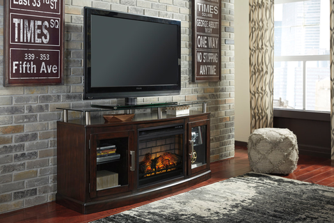 Ashley Chanceen W757-48 TV Stand w/Fireplace 60"L