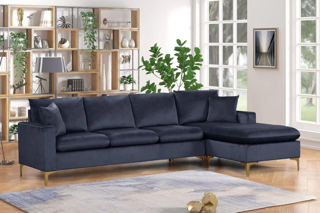 Amber Black - Reversible Sectional