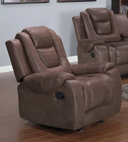 S9009 GALAXY BROWN GLIDER RECLINER