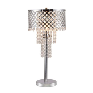 6239T-1 CRYSTAL ON MESH TABLE LAMP