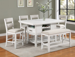 2717-6 PIECE WENDY COUNTER HEIGHT DINING SET