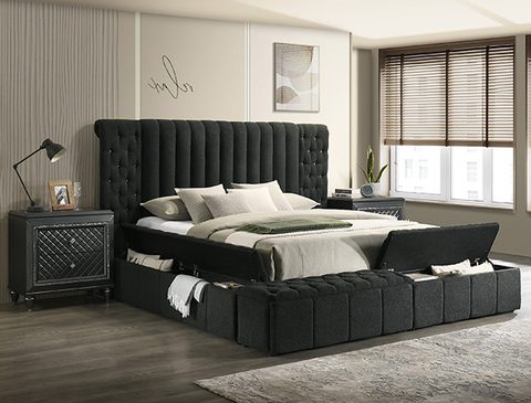 5201CL-ALL DANBURY CHARCOAL BED