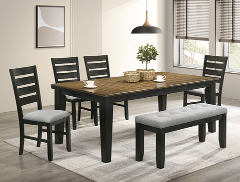 2152 - 6 PIECE BARDSTOWN DINING AVAILABLE IN BROWN,WHEAT CHARCOAL & GREY