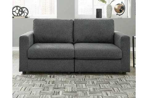 Candela Charcoal Loveseat