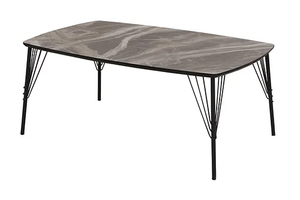 112 Grey Faux Marble Coffee Table