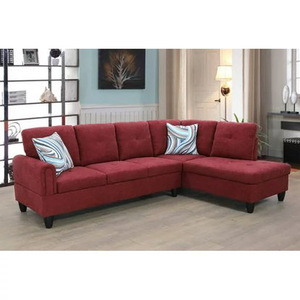 Ainehome Red Sectional Sofa, 2 Pcs Living Room SET,