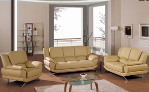 U9908 Cappuccino- Echo Leather- Sofa, Love and Chair
