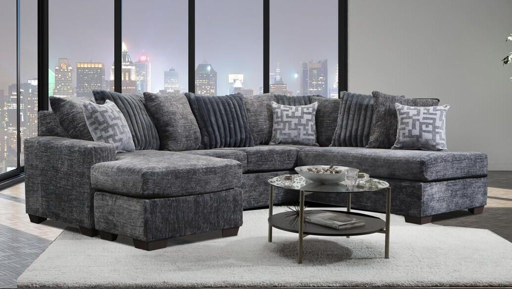 2875-07 GALATIC CHARCOAL Sectional