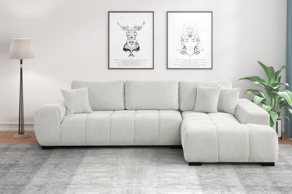 MANHATTAN2 GRAY SECTIONAL