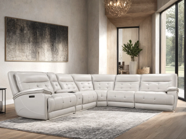 PALMA SAND OVERSIZED POWER RECINING SECTIONAL