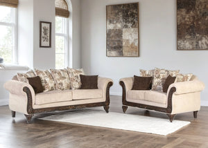 7600 OYSTER SOFA AND LOVESEAT SET