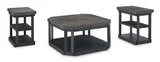 T396-13 COFFEE TABLE AND 2 END TABLES SET