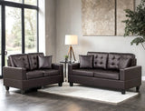 HH9955 SOFA AND LOVESEAT IN ESPRESSO COLOR