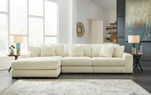 211 - 3PC SECTIONAL LAF CHAISE