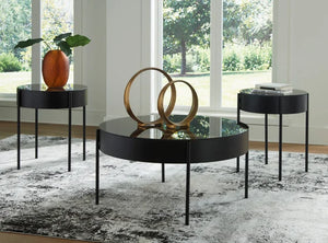 T280-13 COCKTAIL TABLE AND 2 END TABLES SET