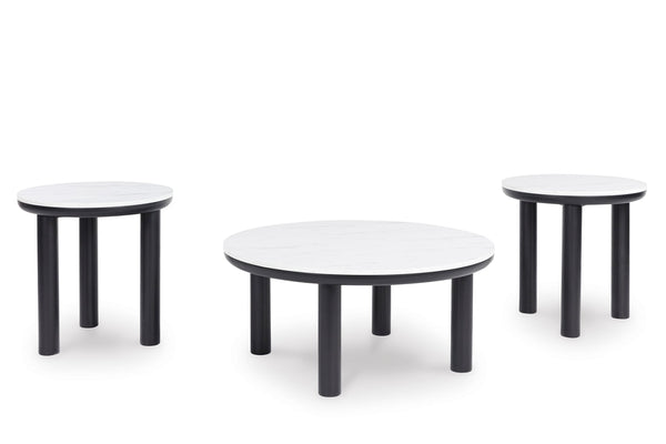 T159-13 COFFEE TABLE AND 2 END TABLES SET