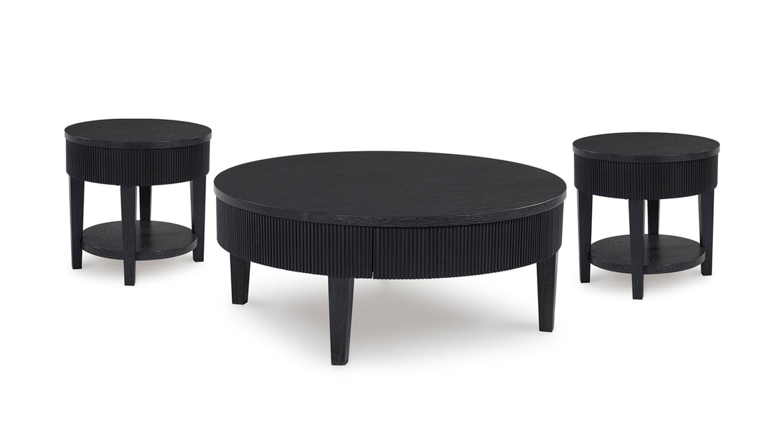 T551 COFFEE TABLE AND 2 END TABLES SET