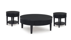 T551 COFFEE TABLE AND 2 END TABLES SET