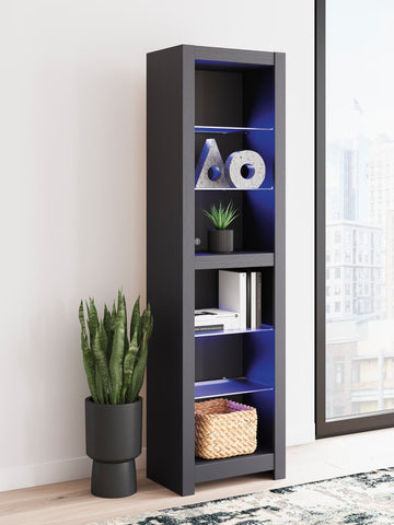 W2721-24 PIER BOOKCASE WITH LED LIGHTS