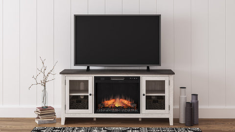 W287-68 TV STAND WITH FIREPLACE 60" L